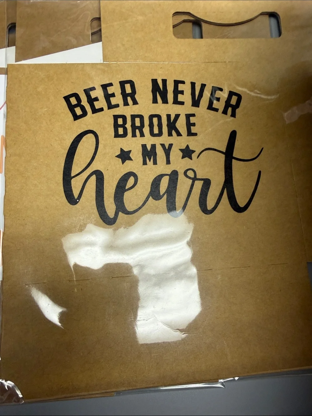 Set of 5/ cardboard beer holders lg1